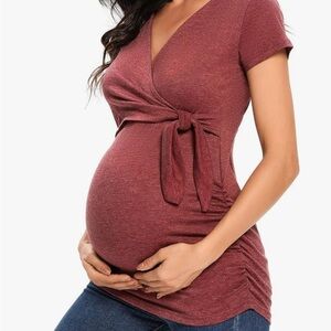Maternity tie top